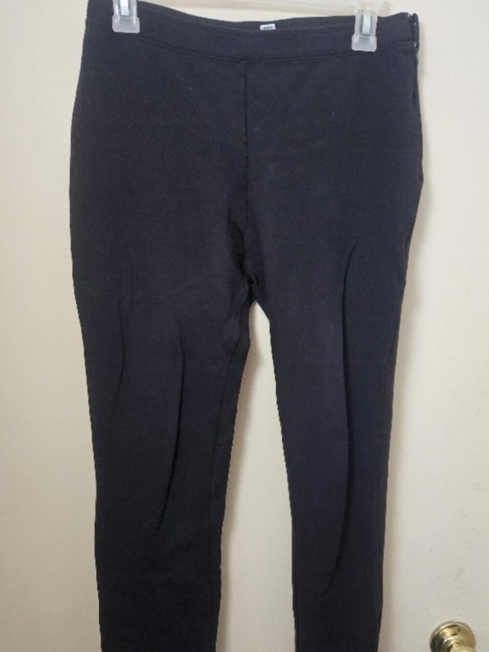 Brooks Brothers Fleece Women's Pants Side Zip, XL Gold Buttons at Ankles